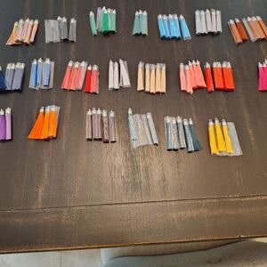 Vibrant Multicolor Tassel Earrings Set